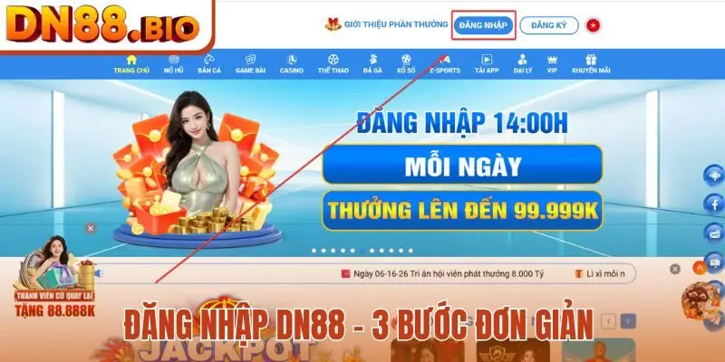 Đăng nhập DN88