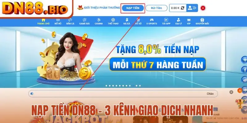 Nạp tiền DN88