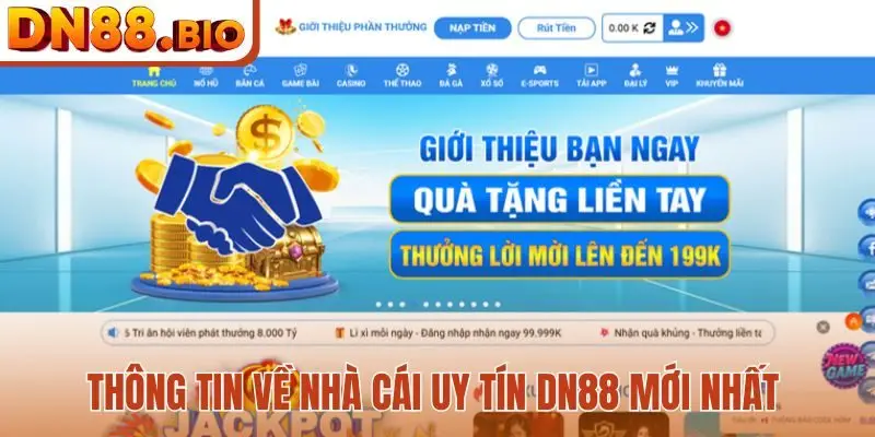 Thông tin về nhà cái uy tín DN88 mới nhất