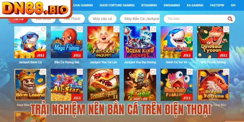 Trải nghiệm nên bắn cá trên điện thoại