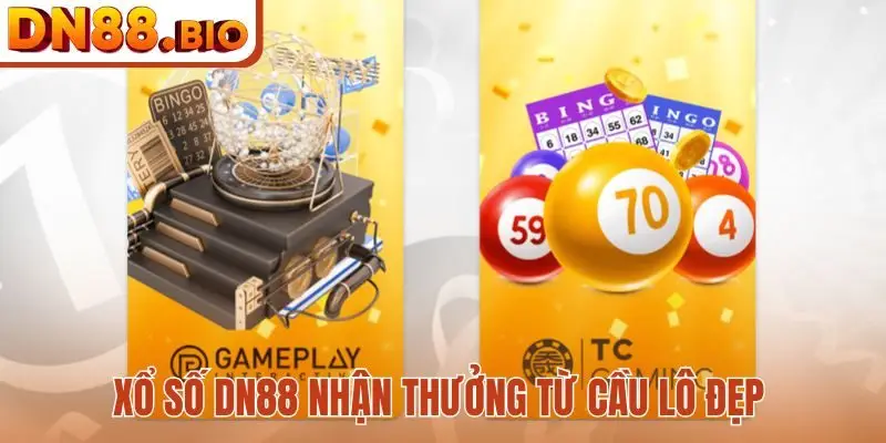 Xổ số DN88 nhận thưởng từ cầu lô đẹp